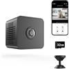 Linterngo X1 WiFi Mini Camera 1080P HD Videocamera di sorveglianza con batteria (3-4 ore) - Telecamera di sicurezza wireless compatta con rilevamento del movimento, visione notturna e app in tempo
