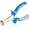 SPEEDWOX Mini pinze da taglio con estremità a lunga portata da 14,5 cm, tagliafili funzionali di precisione per la creazione di gioielli, falegnameria, rimozione dei chiodi, mini tronchesi