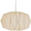 Duronge Paralume in carta fatta a mano, paralume a sospensione bianco, paralume da soffitto origami, per soggiorno, cucina, camera da letto, ristorante, hotel