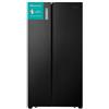 Hisense RS677N4BFD Side by Side by Side - Compressore invertitore/portabottiglie/2 FreshZone/scomparto per verdure/frigorifero 334 l/congelatore 185 l/41 dB/247 kWh/anno