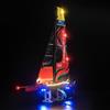 BrickBling Kit di illuminazione con telecomando compatibile con Lego Emirates Team New Zealand AC75 Yacht (senza modello), kit di illuminazione LED compatibile con 42174 Technic Emirates Team New Zealand AC75