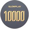 SLOWPLAY Confezione di Fiches da Poker in Ceramica Godel SLOWPLAY, Fiches da Poker in Ceramica di Grado Casinò da 10 Grammi per Texas Hold'em, Set da 50 di Fiches Professionali da 39 mm con Valore 10000
