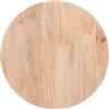 vidaXL Piano Tavolo Ø30x2,5 cm in Legno Massello di Pino