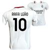 ACM 1899 AC Milan Seconda Maglia Rafa Leao 10 Away Bianca, Replica Autorizzata, Adulto Ragazzo Bambino (IT, Testo, L, Bianco)