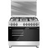 Lar.el Cucina da 90x60 Lar.El forno a GAS con vano porta bombola 5 fuochi acc. elettrica