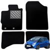 MTC Automotive Tappetini Toyota Yaris III Hybrid 2011-2020, Su Misura, Set 4 Pezzi Neri | Tappeti Auto in Moquette Nera con Battitacco in Gomma Rinforzata e Aderenza Stabile al Modello
