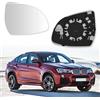 Convitex Vetro specchio specchiale riscaldabile asferico per BMW X3 F25 (14-17)/ G01 (17-20), X4 F26 (14-18), X5 F15, F85 (13-15), X6 F16, F86 (14-15)