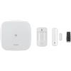 TechniSat TECHNISMART - Sistema di allarme composto da unità centrale, rilevatore di movimento, contatto porta/finestra e telecomando (batteria di backup, facile installazione, server in Germania)