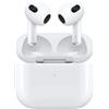 Apple Cuffia con microfono Apple AirPods [terza generazione] custodia di ricarica Lightning (Apple with Charging Case - 3rd generation true wireless earphones mic ear-bud Bluetooth white) [MPNY3ZM/A]