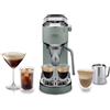 De'Longhi Dedica Duo EC890.GR Macchina Manuale per Caffè Espresso, Cappuccino e Cold Brew, Barista, Dotata di Lancia vapore per My LatteArt, Display Touch, Larga 15cm, Serbatoio Estraibile 1,1L, Verde