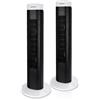 Aigostar Ben - Ventilatore a torre silenzioso, a risparmio energetico con timer, fino a 103,6 m/min, oscillazione a 85°, 3 livelli di velocità, 45 W, ventilatore a torre