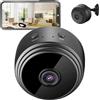 AMAPOLAS Mini Telecamera Videocamera Sorveglianza Interno Wireless Wi-Fi Bluetooth 1080P - Visione notturna Con Carica Usb