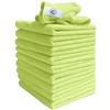 Discounted Cleaning Supplies Panni Microfibra Gialli Multiuso - 10 Pezzi - 40x40cm | Strofinacci Cucina Alternativa Al Cotone | Microfibra Per Auto E Moto | Asciugamani Per Pulizia Casa E Pavimenti