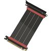 LINKUP - AVA5 Cavo Riser PCIE 5.0 | Pronto per RTX5090 RX9070 GPU | Velocità x16 128GB/s | Compatibile con PCIE 4.0 e WRX80/WRX90E | Angolo dritto Nero 15cm (Lunghezza totale 19cm)