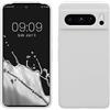 kwmobile Cover per Google Pixel 8 Pro Custodia - Back Case per Smartphone in Silicone TPU - Protezione Gommata - bianco