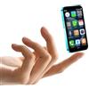 YOHOPE Mini telefono, schermo HD da 3 pollici, Dual SIM, 2GB RAM + 16GB ROM, Face ID, WIFI, smartphone compatto per bambini e backup (Blu scuro)
