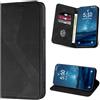 YIRRANZD Cover per Samsung Galaxy J3 2017, Protettiva Portafoglio in Pelle PU Cover Libro [Slot Schede], Flip Caso Antiurto Custodia per Samsung J3 2017 (Nero)