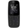 Nokia 105 2017 Telefono Cellulare, Display 1.8'', 4 MB, Nero [Italia]