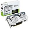 ASUS DUAL NVIDIA GeForce RTX 4060 OC Edition White Scheda Grafica, 8 GB GDDR6 128-bit 17 Gbps PCIE 4.0, GPU Tweak III, DUAL-RTX4060-O8G-WHITE