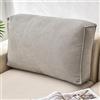 Generic Schienale Divano Cuscino Schienale Letto Cuscino da Lettura per Letto Sfoderabile Cuscini Testata Letto Cuscino a Cuneo Comodo Cuscino Lombare Letto,#9-60x45x12cm