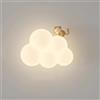 SWEMOPP Lampadari Da Parete Per Camere Da Letto Per Ragazze Lampada Da Parete A Forma Di Nuvola Per La Scuola Materna Simpatico Cartone Animato Animale Bianco Latte Ombra Lampada Da Parete Dimmerabile