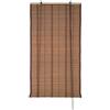 Fraschetti Tapparella Tenda Arella Midollino Bamboo Folk Marrone 100xH160 cm di Fraschetti