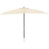 SalMar Ombrellone Garden 3x3 MT colore ecru palo Centrale di Salmar