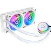 Cooler Master Dissipatore a Liquido Cooler Master MasterLiquid PL240 FLUX White Edition - 2 ventole da 120mm, Doppia camera a...