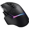 Logitech G Mouse Gaming Logitech G G502 X Plus - wireless LIGHTSPEED, tecnologia LIGHTFORCE, sensore ottico, 25600 DPI