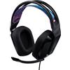 Logitech G Cuffie Gaming Logitech G G335 - Cablate, Microfono Flip to Mute, Jack Audio da 3,5 mm, Padiglioni in Memory Foa...