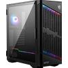 MSI Case MSI MPG VELOX 100P AIRFLOW - Mid-Tower ATX, finestra a battente in vetro temperato, flusso d'aria ot...