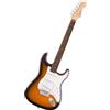Fender Squier by Fender Debut Collection Stratocaster Chitarra Elettrica, Tastiera in Laurel, Battipenna Bianco, Sunburst a 2 Colori