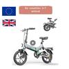 KOOLUX BK29 prezzo speciale pieghevole impermeabile 16 pollici 36V bici elettrica da città per uso quotidiano - Black Grey