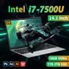 xia man 2025 Nuovo computer portatile portatile i7 da 14,1 pollici Intel Core i7 7500U 12 GB DDR4 1 TB 2 TB SSD Windows 11 Laptop Pc Ufficio Studio Notebook - Argento