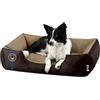 BedDog® LUPI letto per cane/gatto cuccia S fino a XXXL, 24 colori a scelta, cuscino per cane, divano per cane, cestino per cane, marrone/beige XL