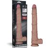 LoveToy Dual Layered Bendable Silicone Cock XXL 16" Flesh