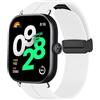 FiiMoo Cinturini Compatibile con Xiaomi Redmi Watch 5/Watch 4/Smart Band 8 Pro/Smart Band 9 Pro, Regolabile Sport Cinturino, Cinturino in Silicone di Ricambio, per Redmi Watch 4 Cinturini-Bianco