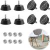 ANFUXT 8 Pcs Piedini Regolabili per Mobili Piedini di Livellamento Regolabili Piedini di Montaggio in Gomma Regolabili per Mobili per Mobili Gambe Piedino a Vite M6 * 32MM per Gambe Della Sedia Sedia Armadio
