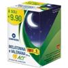 F&F SRL Melatonina Act 1mg + Valeriana 5 Forte Complex - 60 Compresse per il Sonno e il Rilassamento