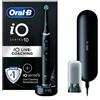 PROCTER & GAMBLE SRL Oral-B Spazzolino Elettrico Ricaricabile iO 10 Nero + 1 Testina, 1 Custodia Da Viaggio ricaricabile, 1 Caricatore iO Sense