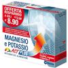 F&F SRL Magnesio e Potassio Act Plus - Integratore Sali Minerali & Energia - 14 Bustine