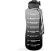 T TEX SRL The Steel Bottle Borraccia Motivazionale Black & White 2,2 lt
