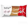 LOGISTICA FOOD SRL Feeling Ok Savoiardo Glasé Vaniglia - Biscotto Proteico Low Carb per Dieta Fase 1