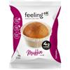 LOGISTICA FOOD SRL FeelingOk Start 1 Muffin Dietetico Classico 50 g - Snack Proteico Low‑Carb