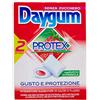 Daygum Protex, Chewing Gum, Gusto Fragola, Senza Zucchero, con Xilitolo, Confezione da 2 Astucci da 24 Gomme da Masticare, da Portare Sempre con te