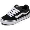Vans Sneaker Caldrone Donna, Camoscio Mesh Nero Bianco, 10 UK