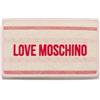 Love Moschino POLJC4241PP0MKO110AU, Borsa a Mano Donna, Cipria