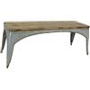 Vacchetti Giuseppe 8034510000 Tavolino, Rettangolare, Metallo, Marrone, 117x36.5x44.5 cm