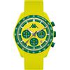 Kappa Orologio Unisex Giallo Lime RUSH Kappa in Silicone e Metallo codice KW-054