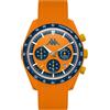 Kappa Orologio Unisex Arancione RUSH Kappa in Silicone e Metallo codice KW-055